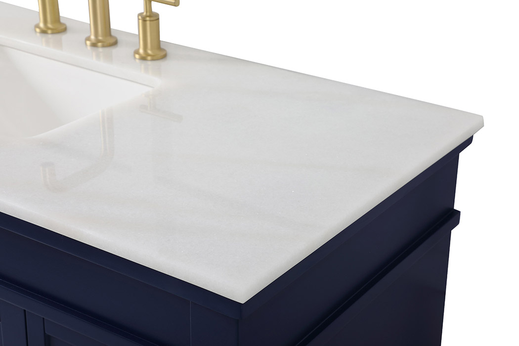 Elegant Bathroom Vanity - Blue, L 48" (VF13048BL)