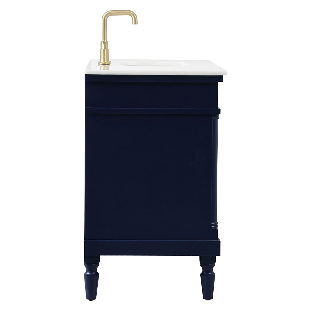 Elegant Bathroom Vanity - Blue, L 48" (VF13048BL)