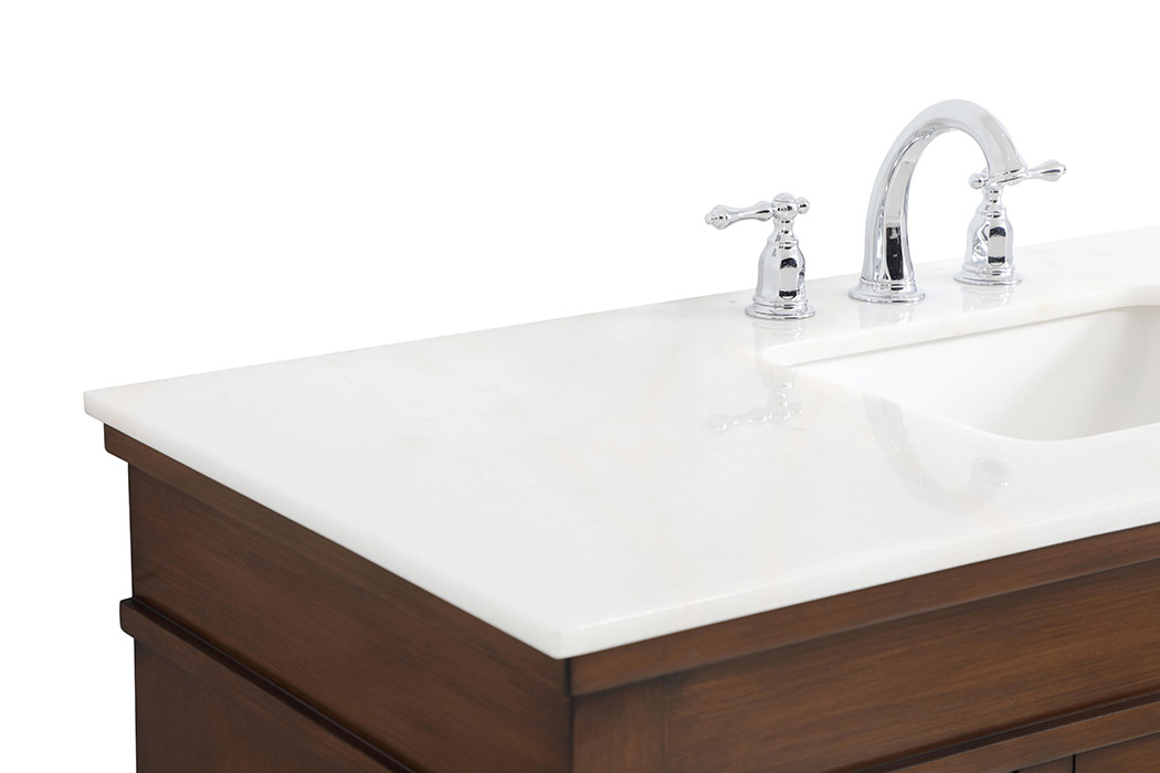 Elegant Bathroom Vanity - White, L 48" (VF13048WT)