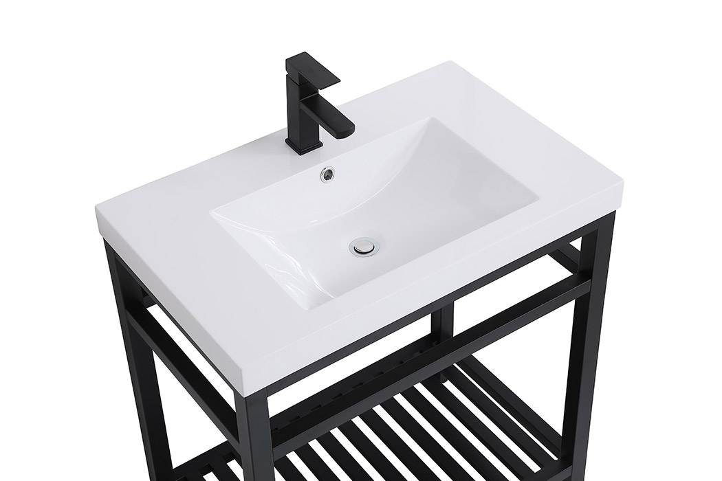 Elegant Bathroom Vanity - Black, L 30" (VF14030BK)