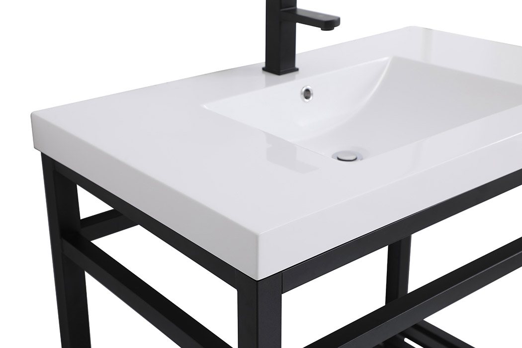 Elegant Bathroom Vanity - Black, L 36" (VF14036BK)