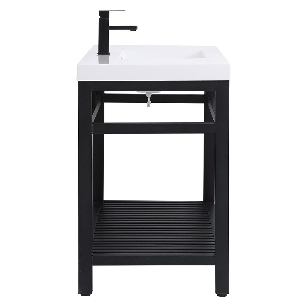 Elegant Bathroom Vanity - Black, L 48" (VF14048BK)