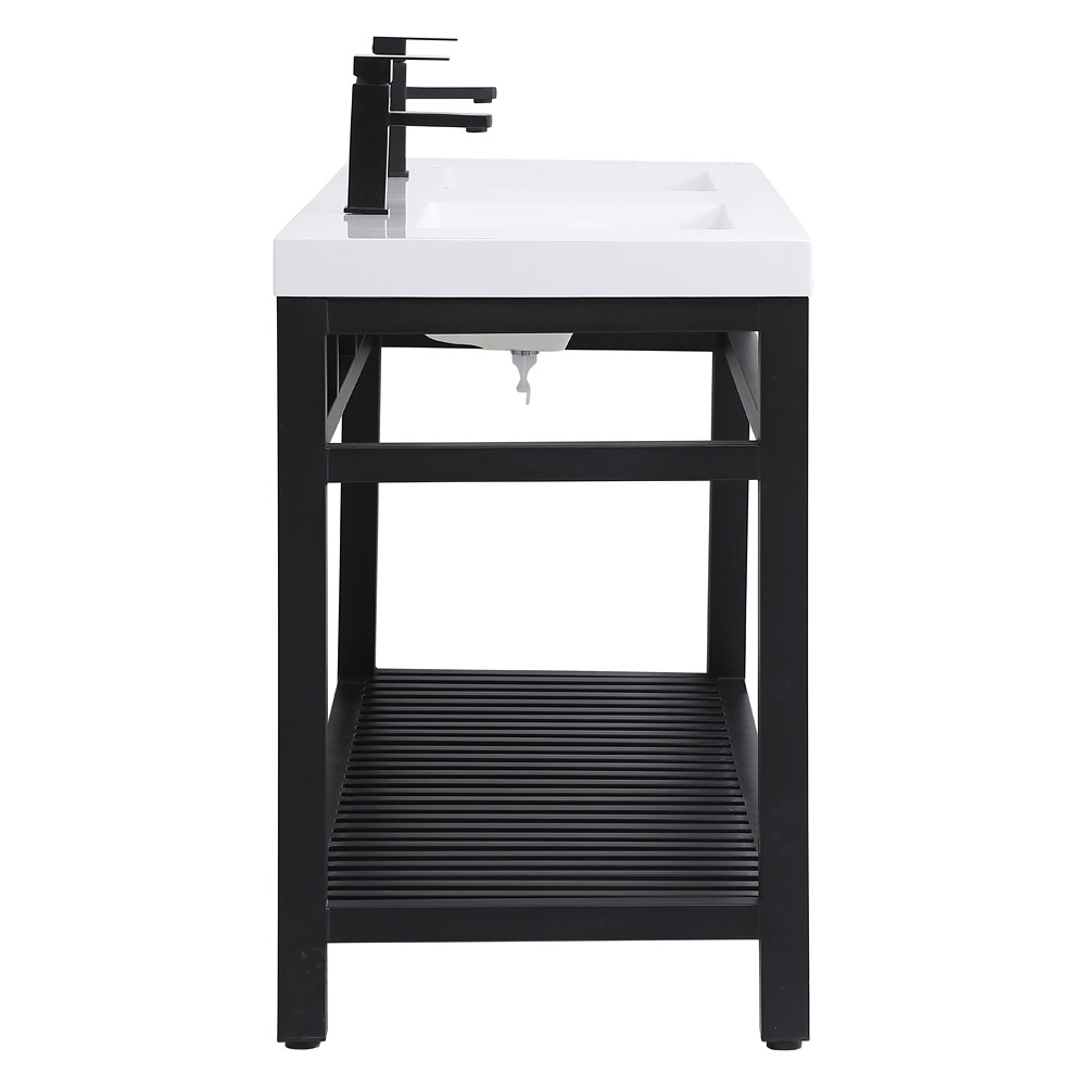 Elegant Bathroom Vanity - Black, L 60" (VF14060DBK)