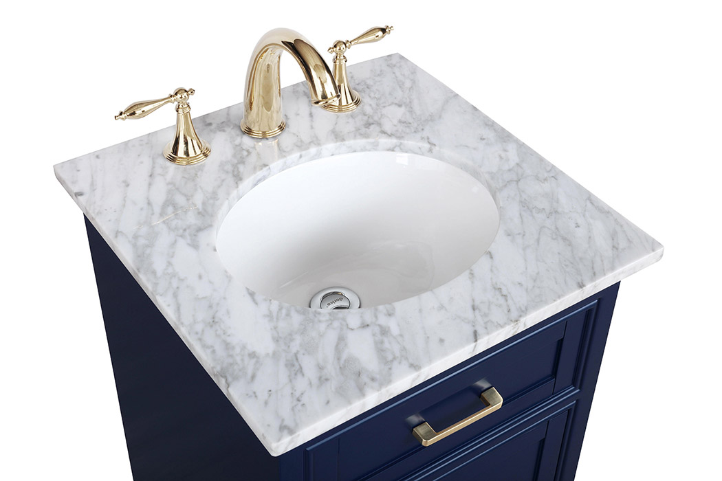 Elegant Bathroom Vanity - Blue (VF15019BL)