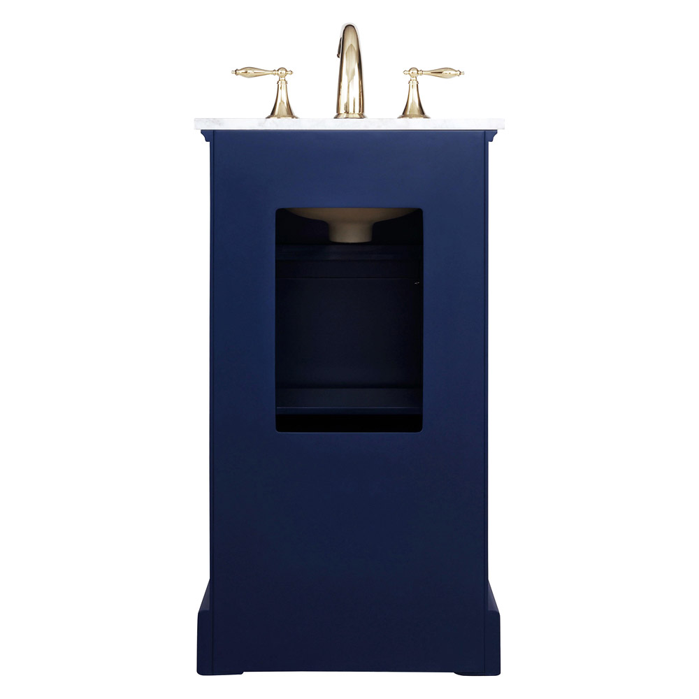 Elegant Bathroom Vanity - Blue (VF15019BL)