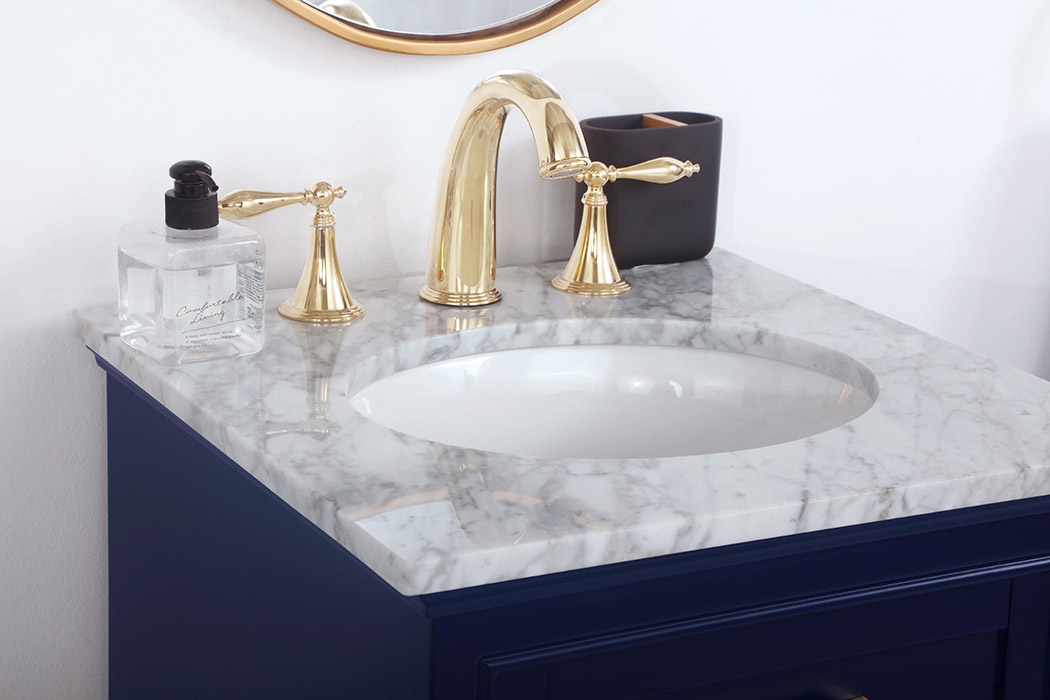 Elegant Bathroom Vanity - Blue (VF15019BL)