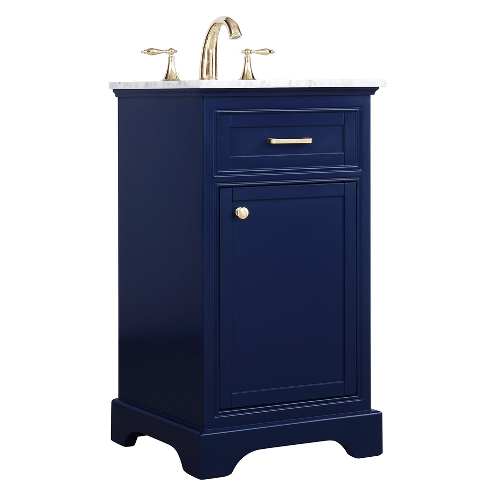 Elegant Bathroom Vanity - Blue (VF15019BL)