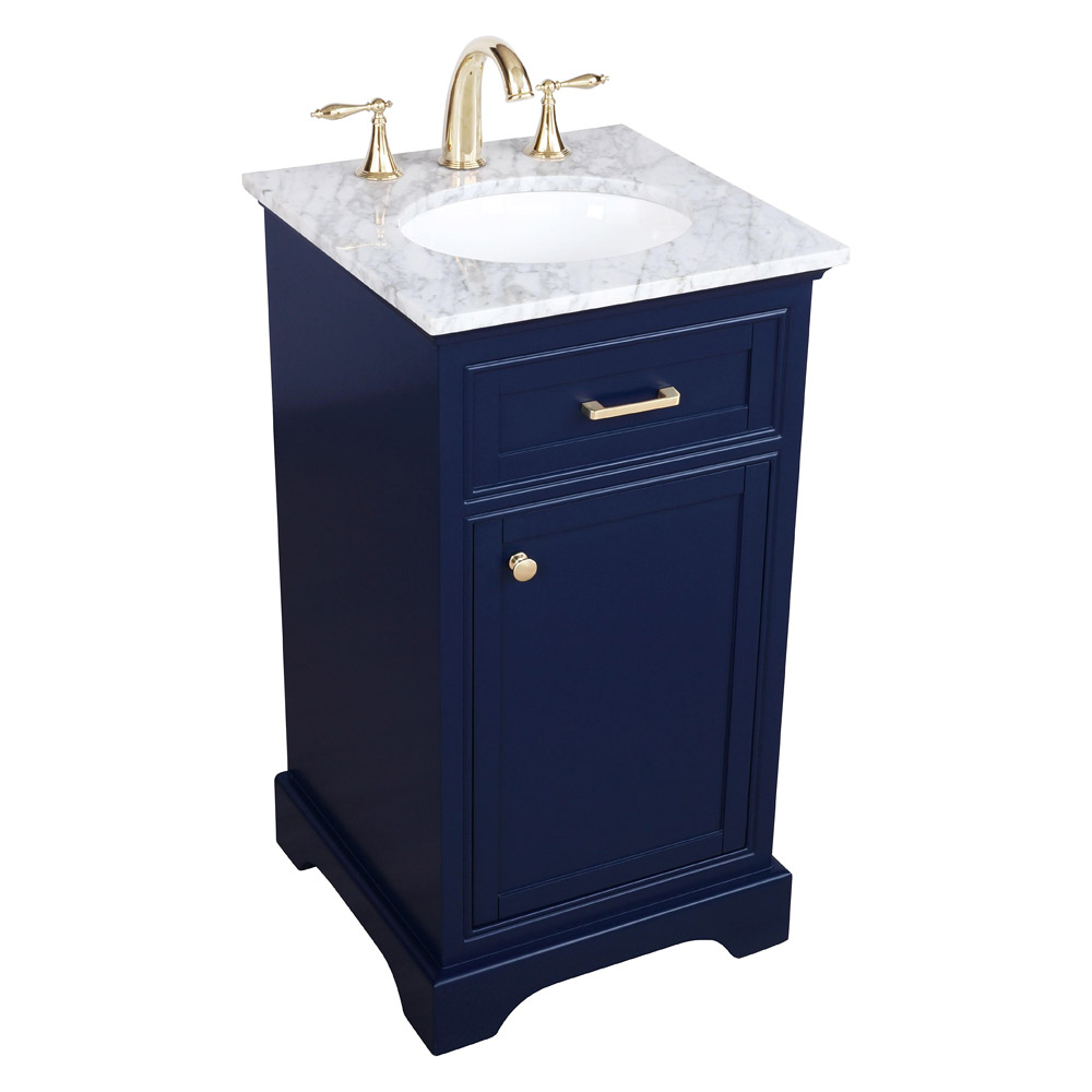 Elegant Bathroom Vanity - Blue (VF15019BL)