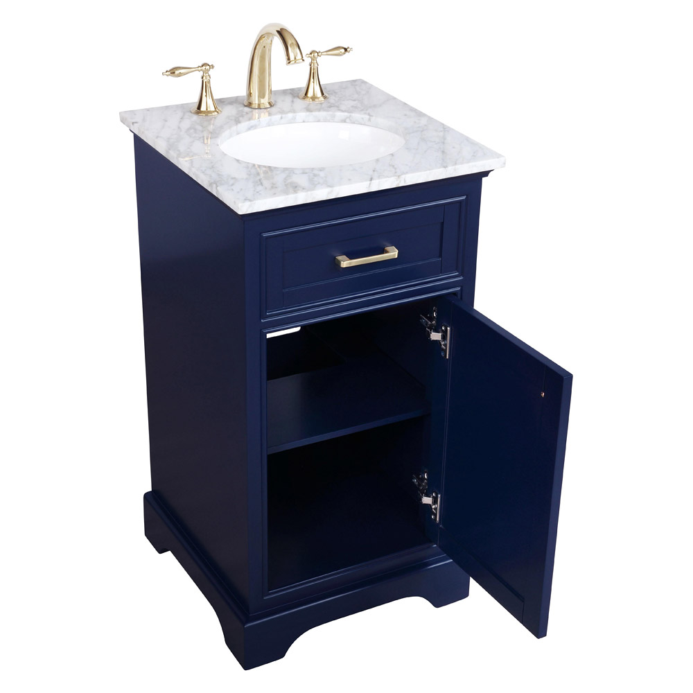 Elegant Bathroom Vanity - Blue (VF15019BL)