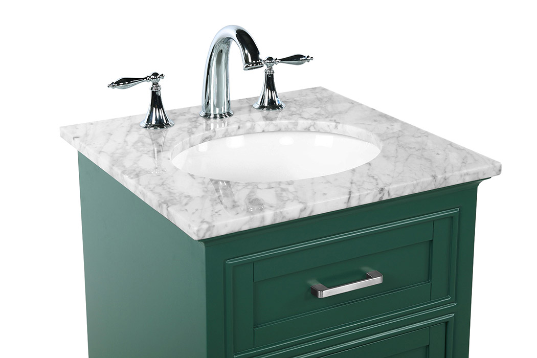 Elegant Bathroom Vanity - Green (VF15019GN)