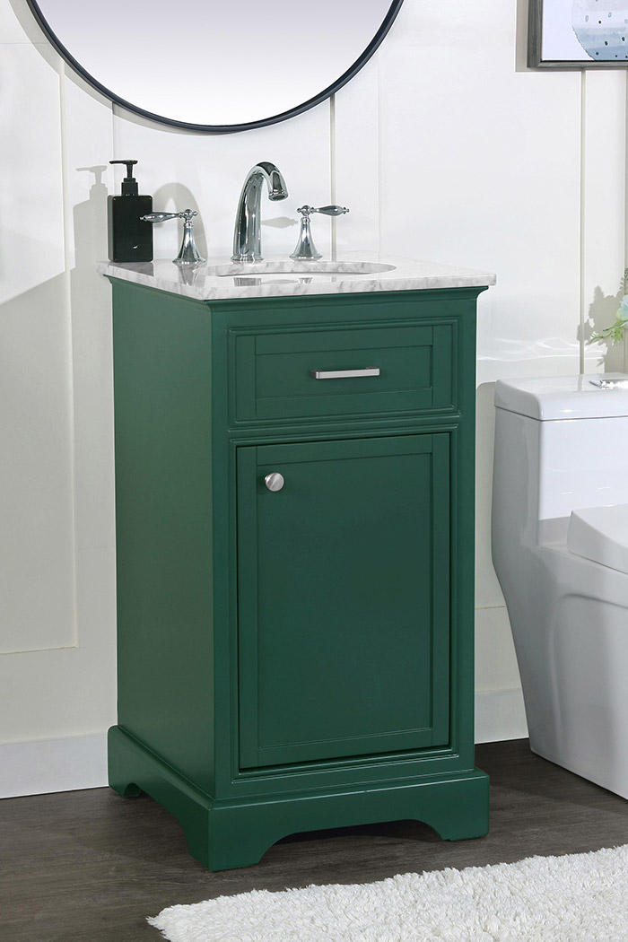 Elegant Bathroom Vanity - Green (VF15019GN)