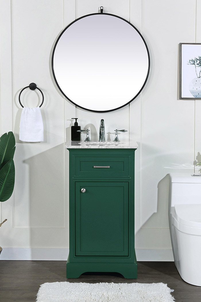 Elegant Bathroom Vanity - Green (VF15019GN)