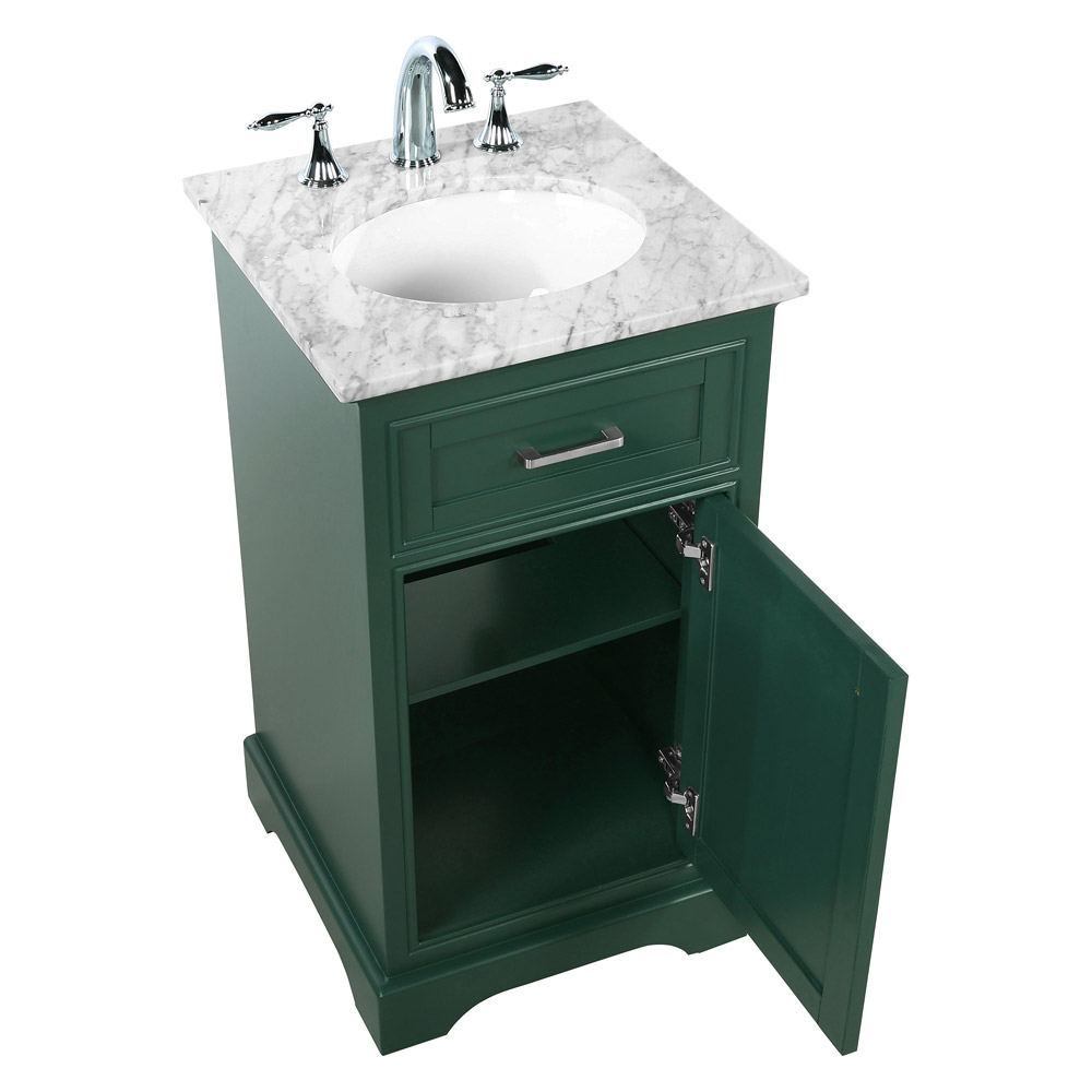 Elegant Bathroom Vanity - Green (VF15019GN)