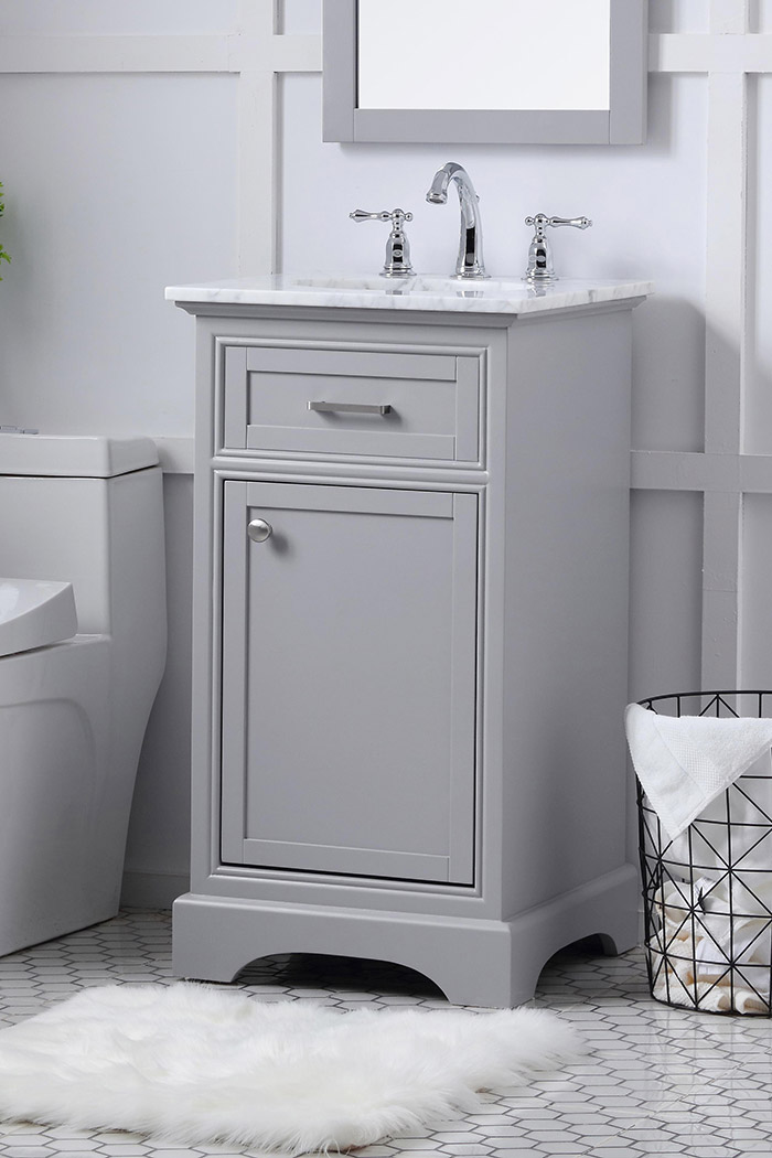 Elegant Bathroom Vanity - Gray (VF15019GR)