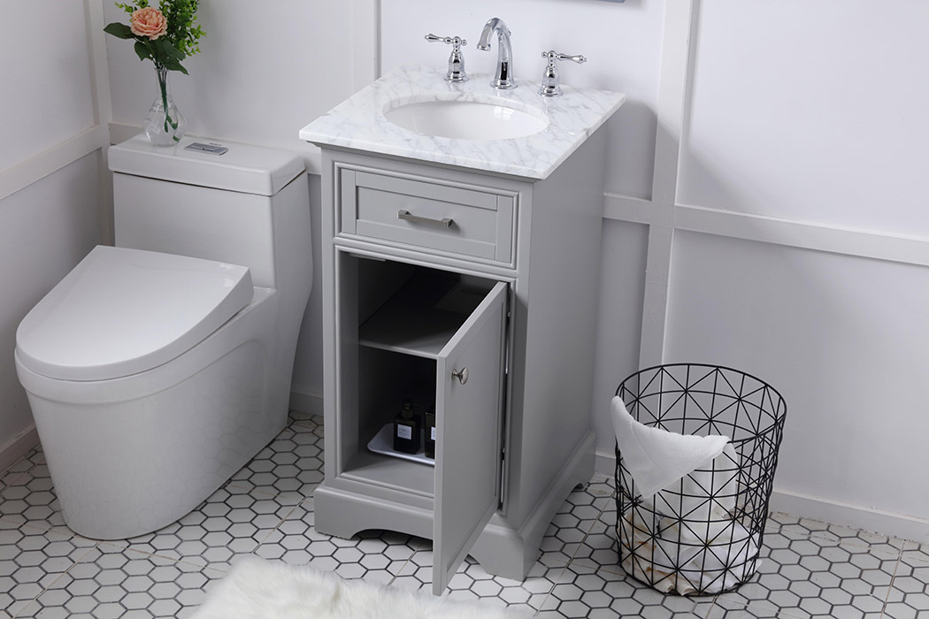 Elegant Bathroom Vanity - Gray (VF15019GR)