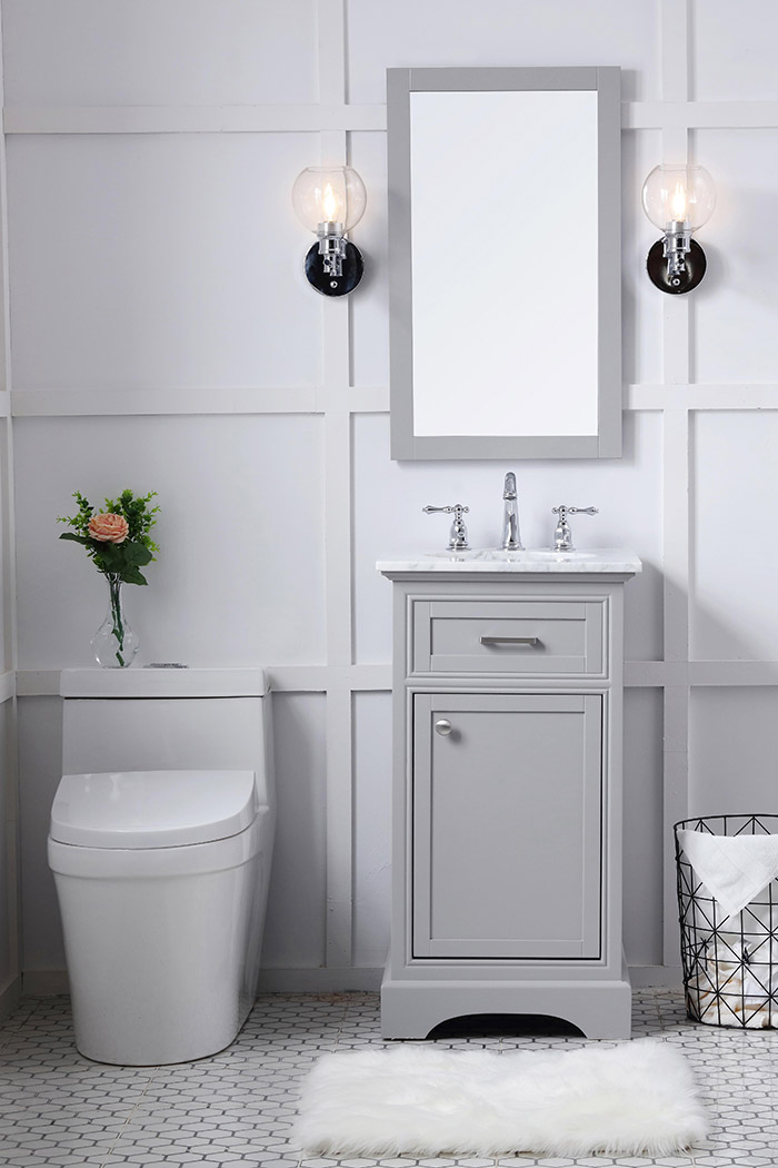 Elegant Bathroom Vanity - Gray (VF15019GR)