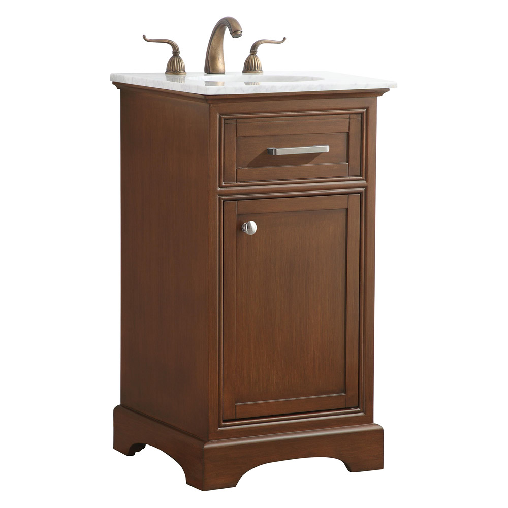 Elegant Bathroom Vanity - Teak (VF15019TK)