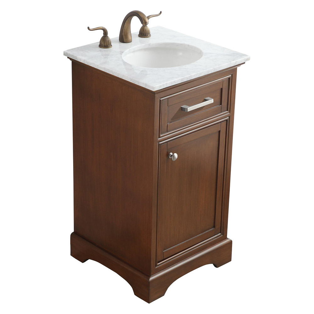 Elegant Bathroom Vanity - Teak (VF15019TK)