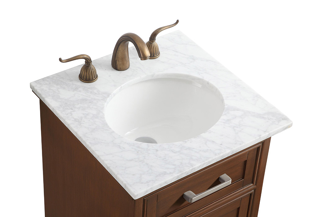 Elegant Bathroom Vanity - Teak (VF15019TK)