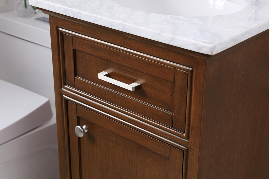 Elegant Bathroom Vanity - Teak (VF15019TK)