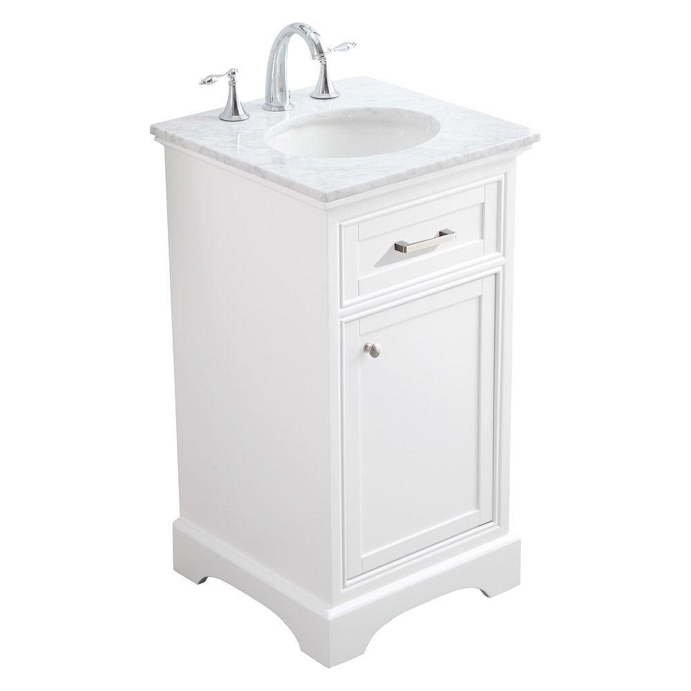 Elegant Bathroom Vanity - White (VF15019WH)