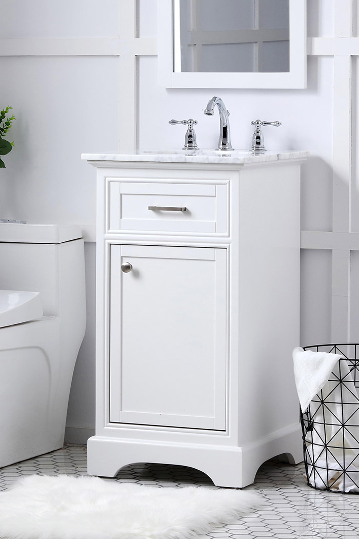 Elegant Bathroom Vanity - White (VF15019WH)