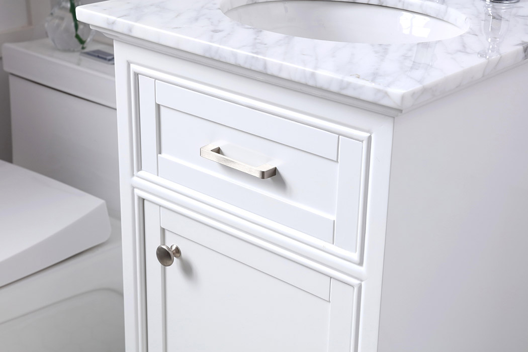 Elegant Bathroom Vanity - White (VF15019WH)