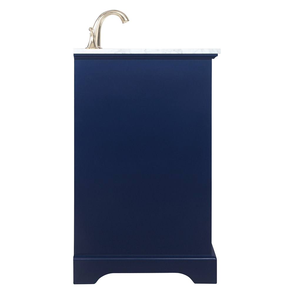 Elegant Bathroom Vanity - Blue, L 24" (VF15024BL)