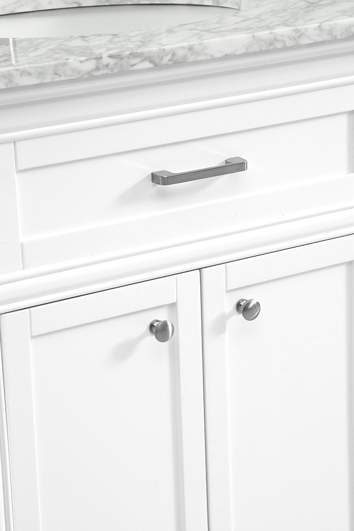 Elegant Bathroom Vanity - White, L 24" (VF15024WH)