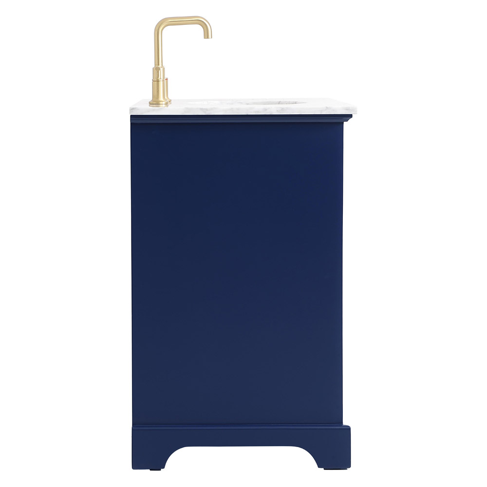 Elegant Bathroom Vanity - Blue, L 30" (VF15030BL)