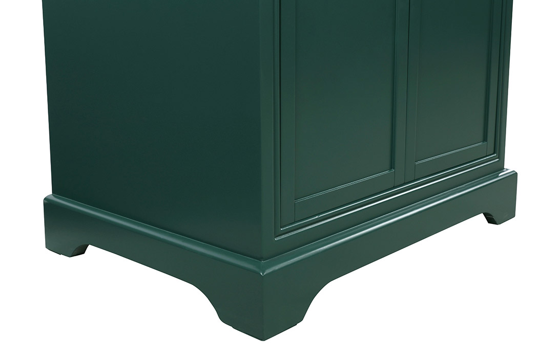 Elegant Bathroom Vanity - Green, L 30" (VF15030GN)