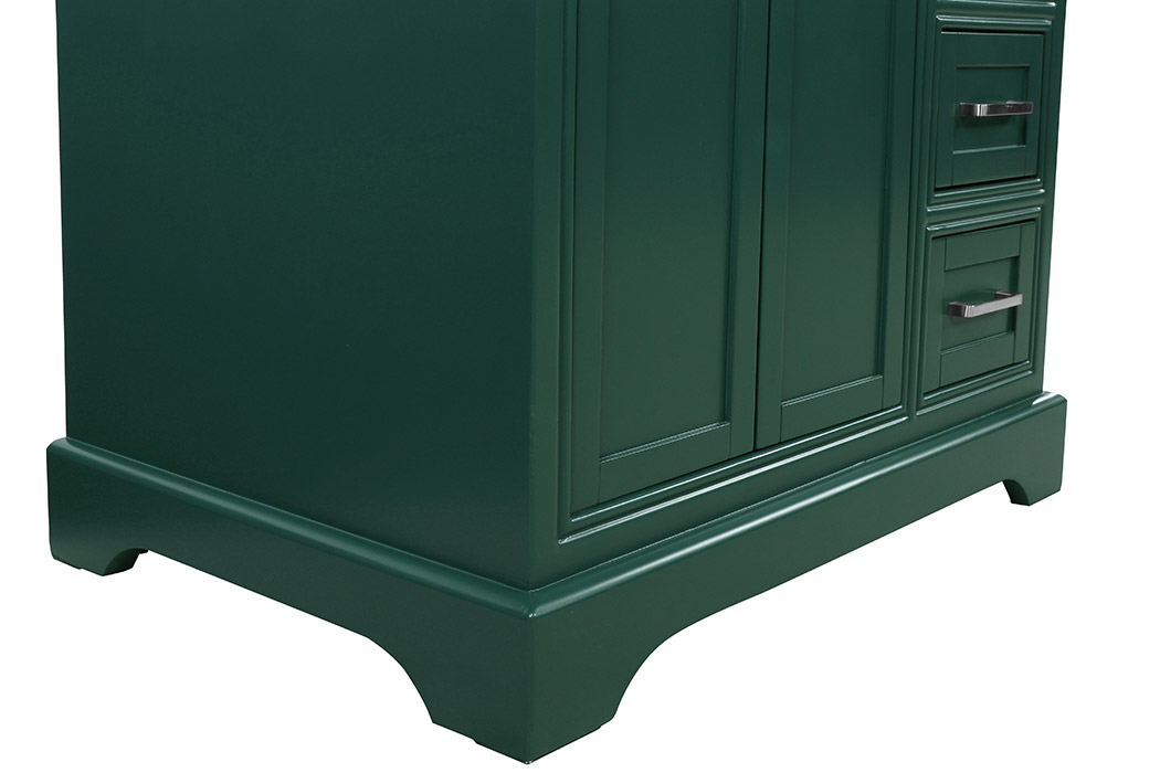 Elegant Bathroom Vanity - Green, L 32" (VF15032GN)