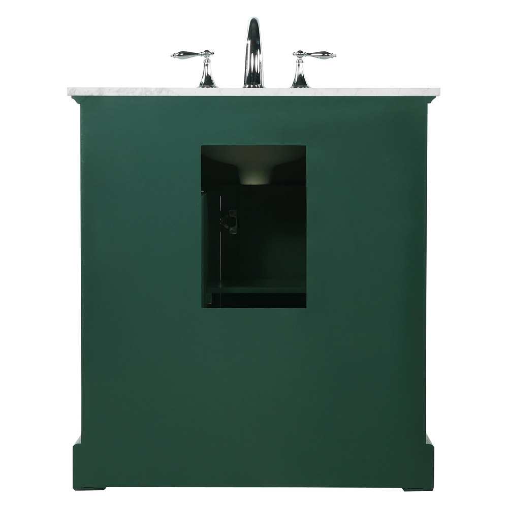 Elegant Bathroom Vanity - Green, L 32" (VF15032GN)