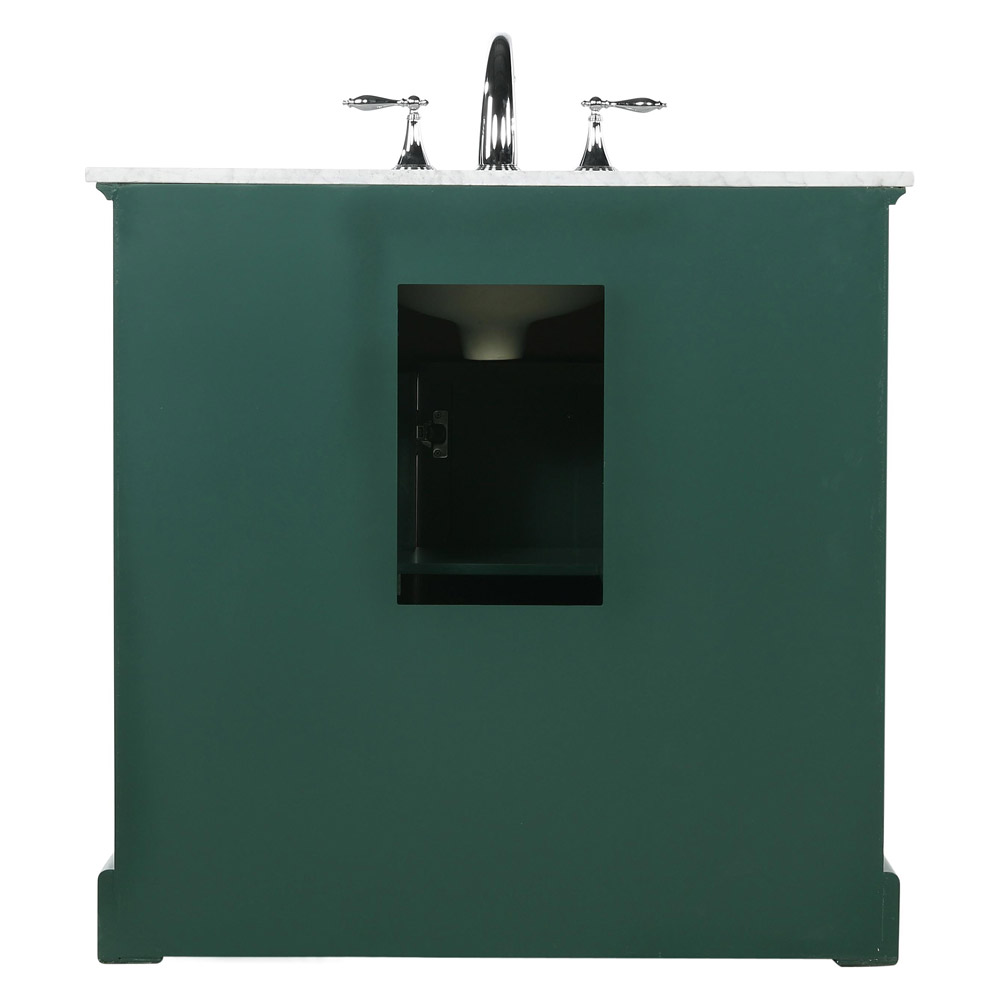 Elegant Bathroom Vanity - Green, L 36" (VF15036GN)