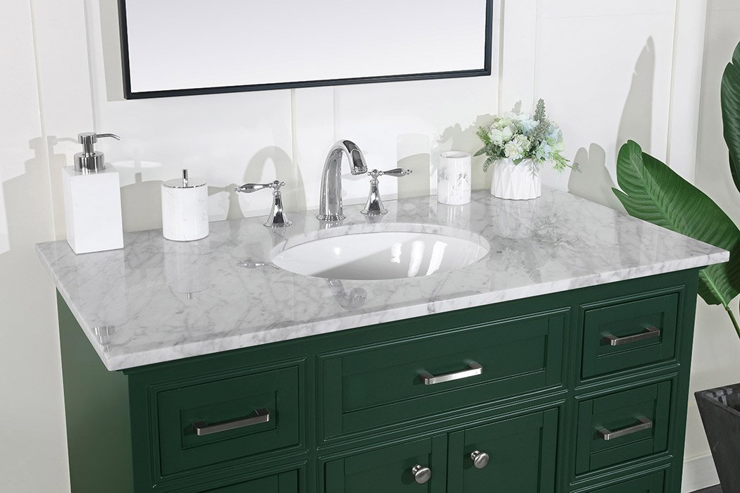 Elegant Bathroom Vanity - Green, L 42" (VF15042GN)