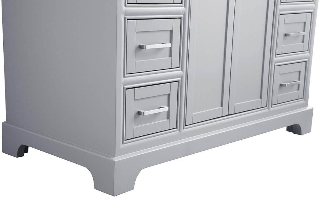 Elegant Bathroom Vanity - Gray, L 42" (VF15042GR)