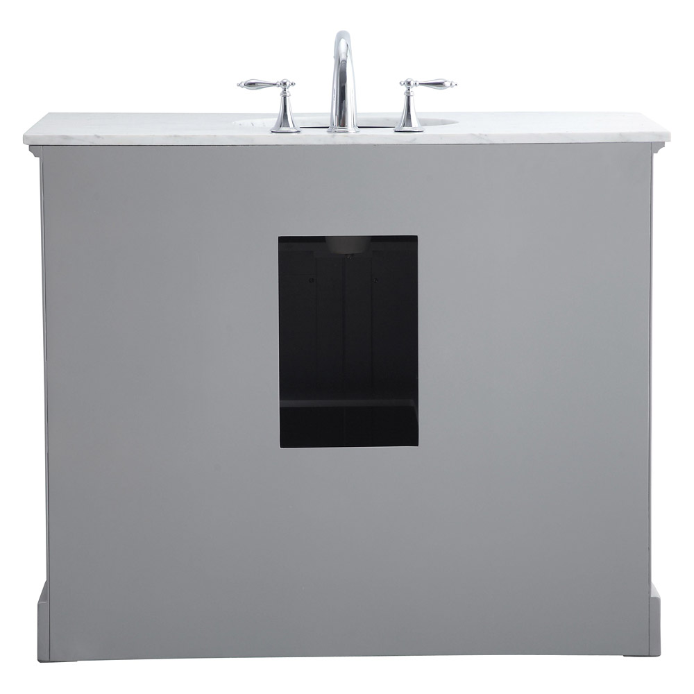 Elegant Bathroom Vanity - Gray, L 42" (VF15042GR)