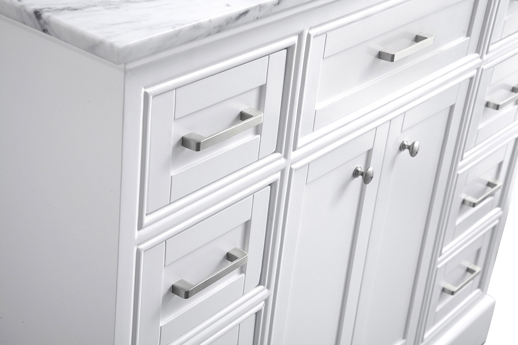 Elegant Bathroom Vanity - White, L 42" (VF15042WH)