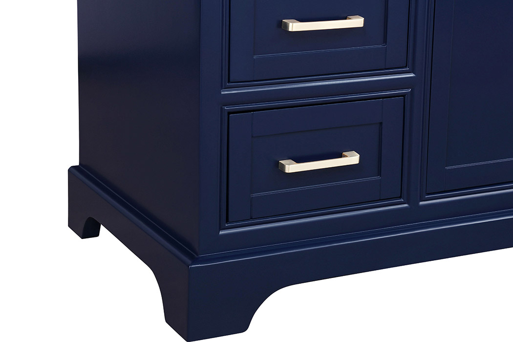 Elegant Bathroom Vanity - Blue, L 48" (VF15048BL)