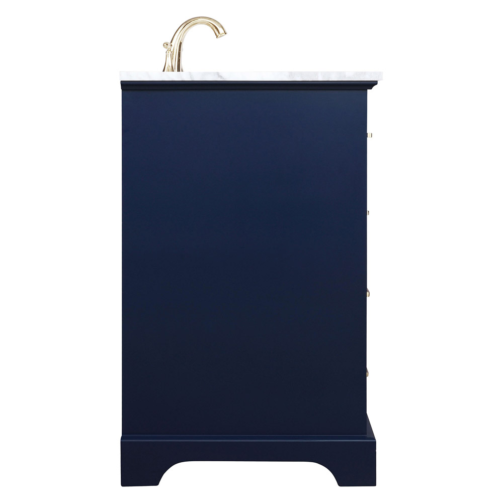 Elegant Bathroom Vanity - Blue, L 48" (VF15048BL)