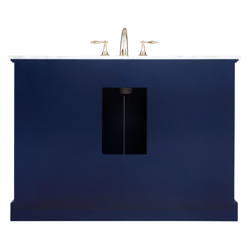 Elegant Bathroom Vanity - Blue, L 48" (VF15048BL)