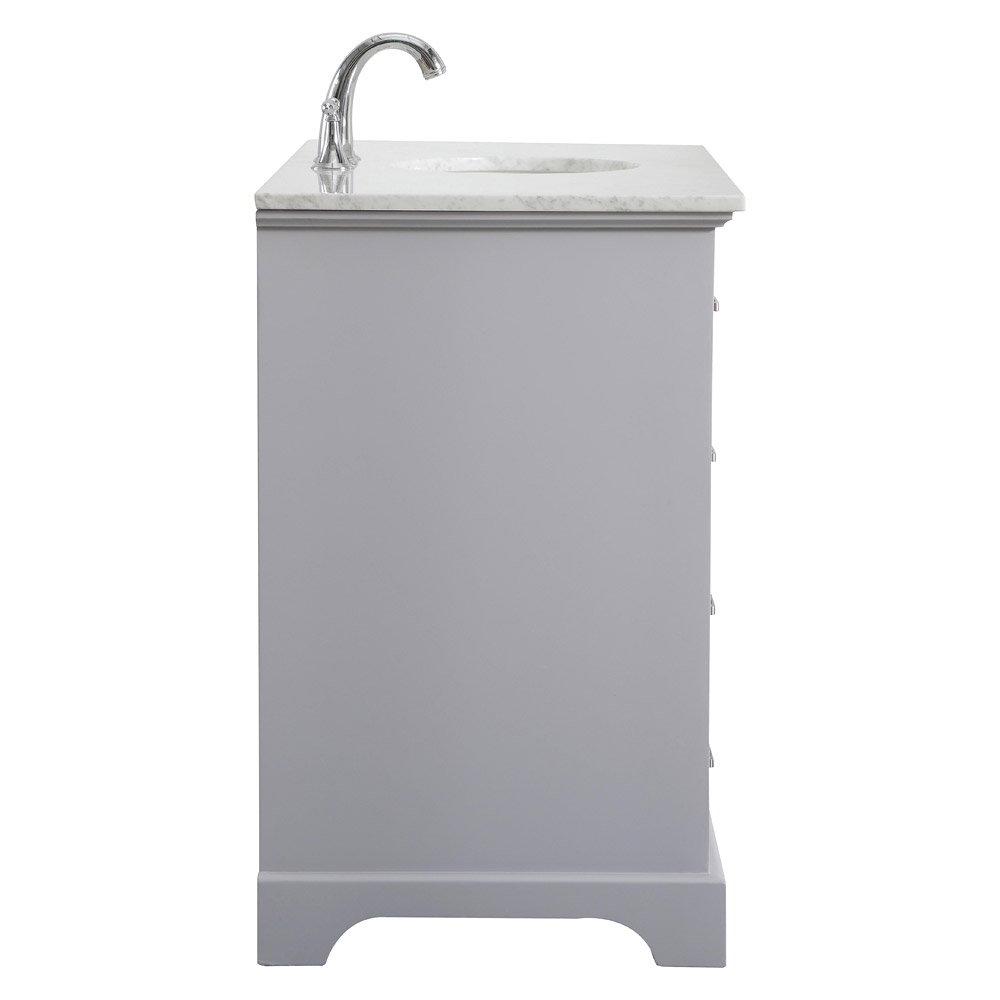 Elegant Bathroom Vanity - Gray, L 48" (VF15048GR)