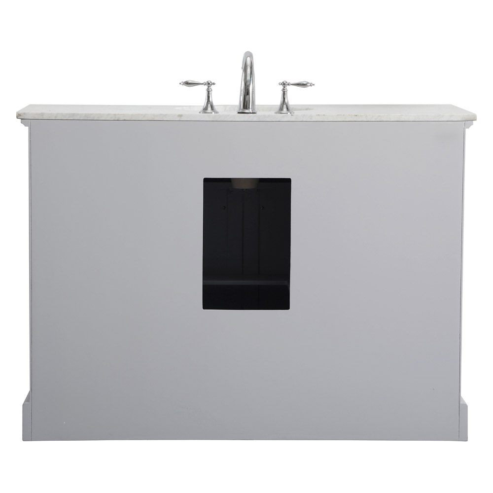 Elegant Bathroom Vanity - Gray, L 48" (VF15048GR)