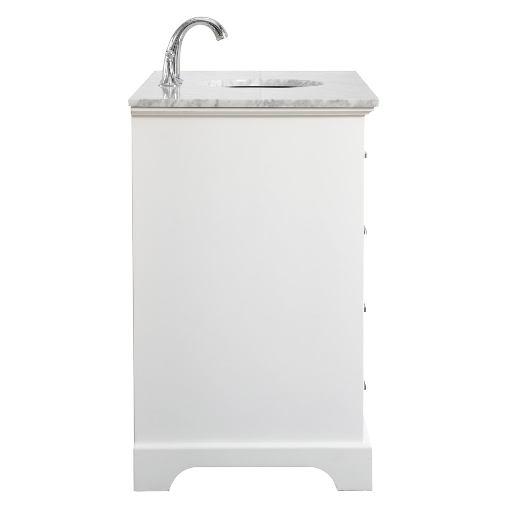 Elegant Bathroom Vanity - White, L 48" (VF15048WH)