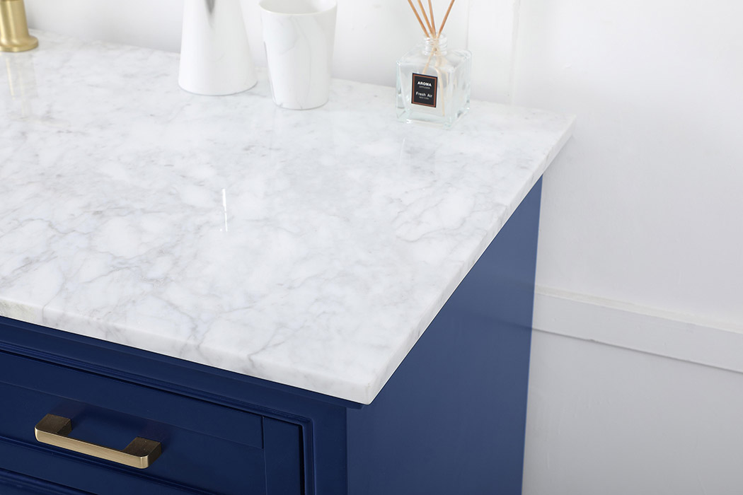 Elegant Bathroom Vanity - Blue (VF15060BL)