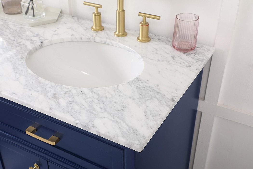 Elegant Bathroom Vanity - Blue (VF15060DBL)