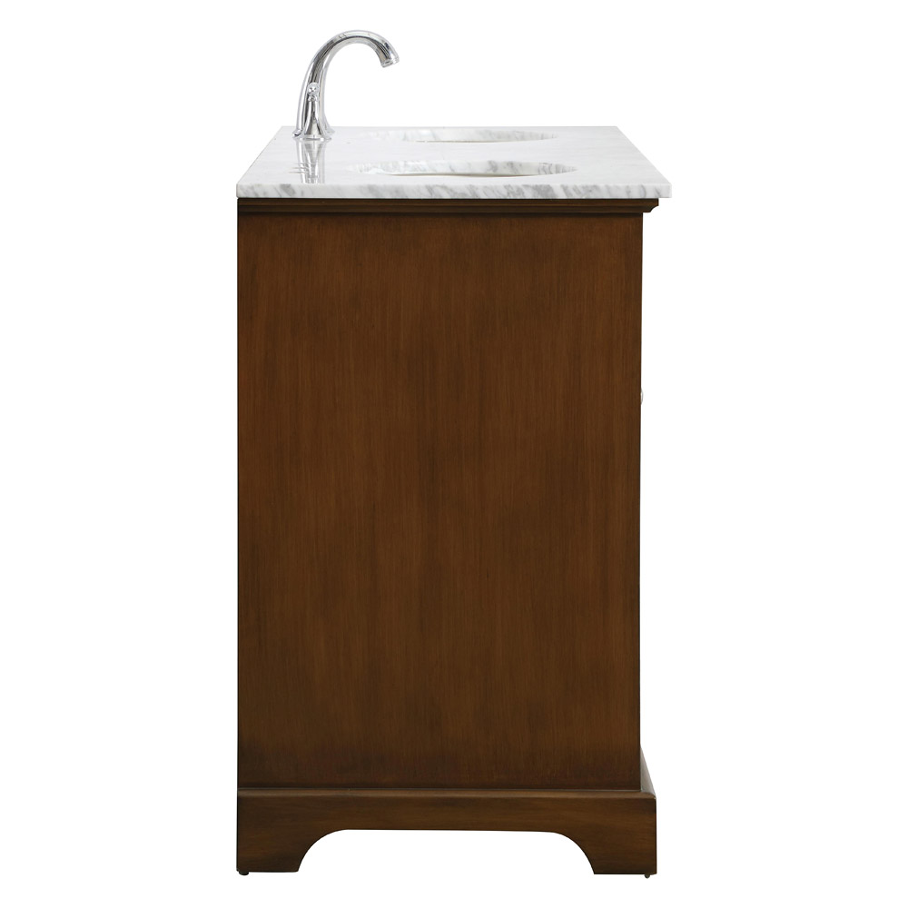 Elegant Bathroom Vanity - Teak (VF15060DTK)