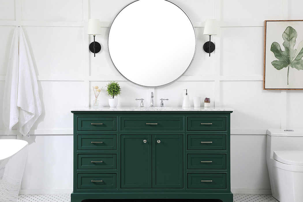 Elegant Bathroom Vanity - Green (VF15060GN)