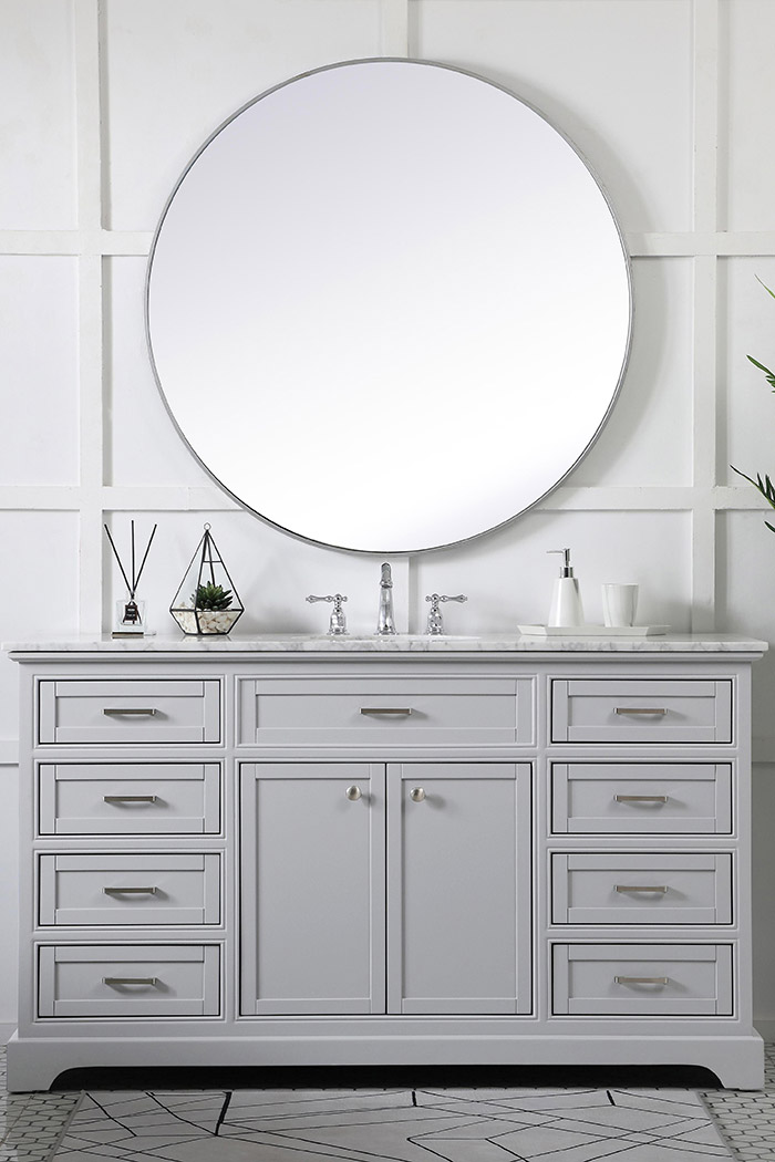 Elegant Bathroom Vanity - Gray (VF15060GR)