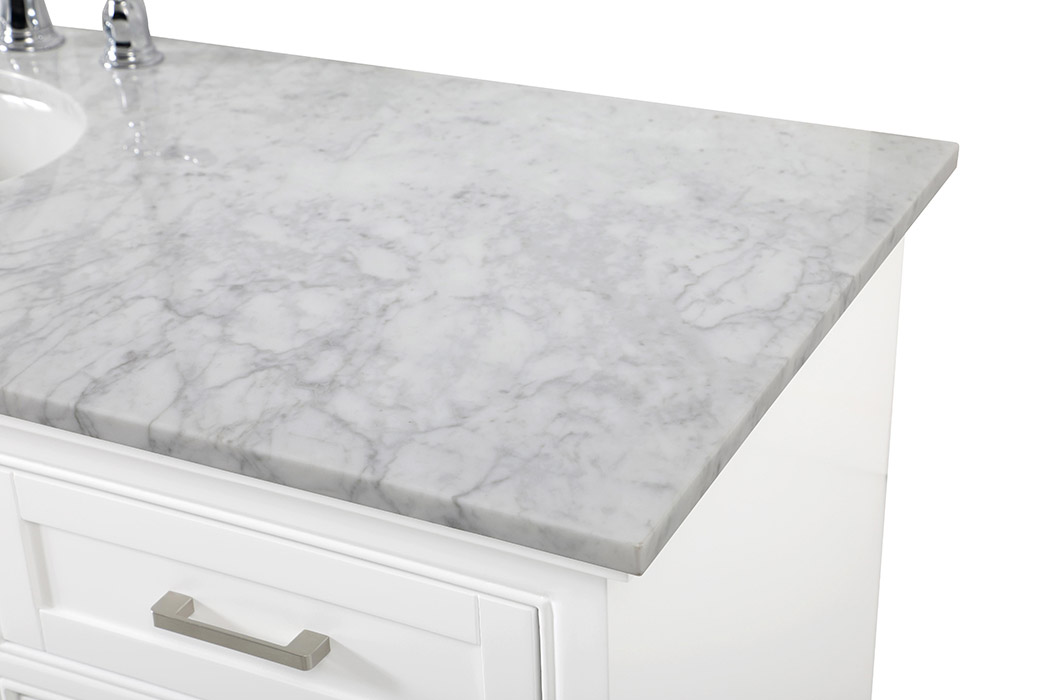 Elegant Bathroom Vanity - White (VF15060WH)